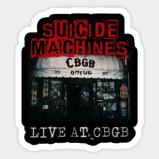 suicide machine live at cbgb Sticker
